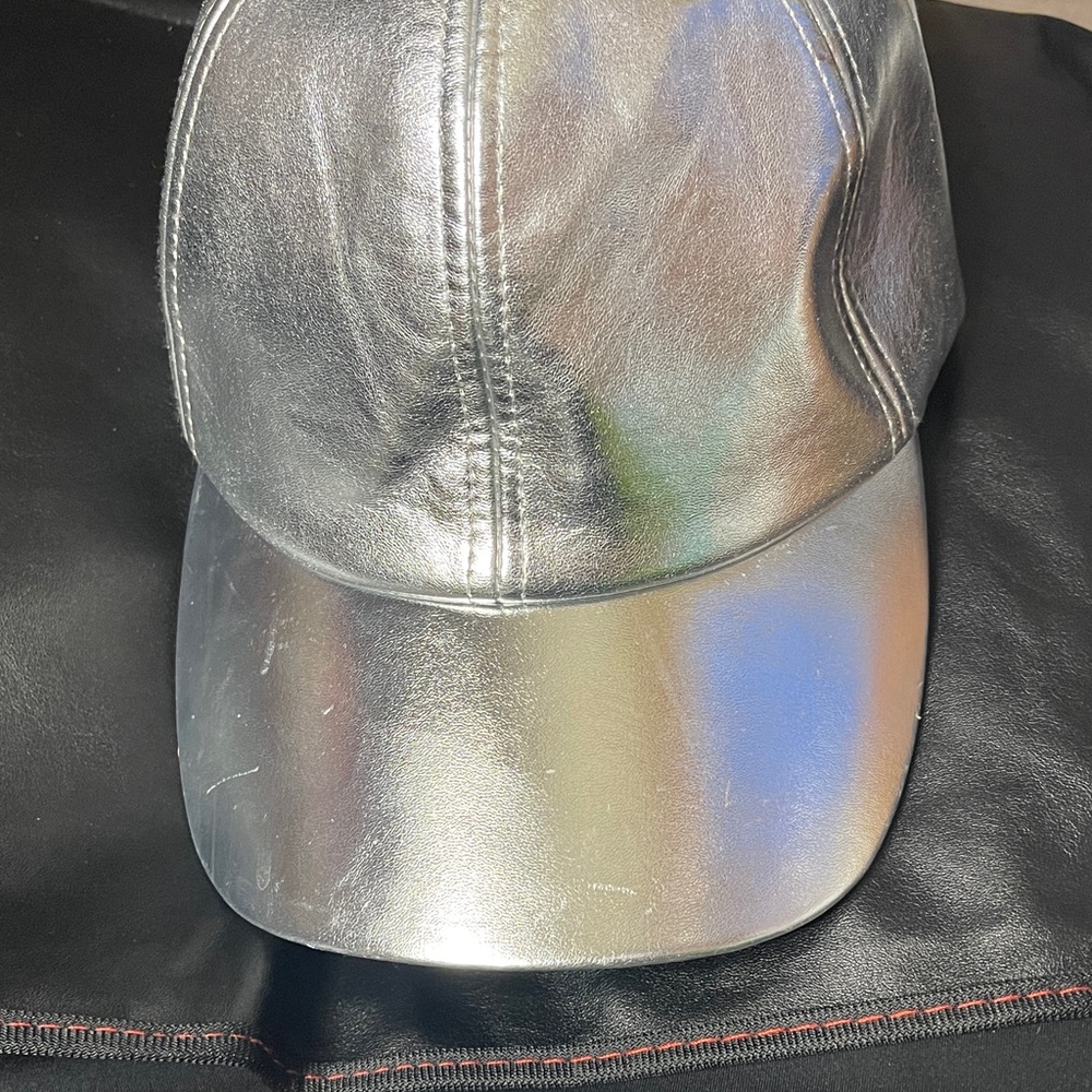 New: Silver Baseball Cap OSFA - Picture 3 of 6